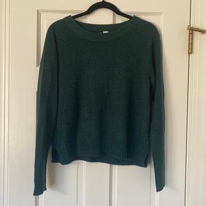 Green/blue sweater small